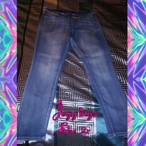 Light Blue Plus Size 2x Jeggings